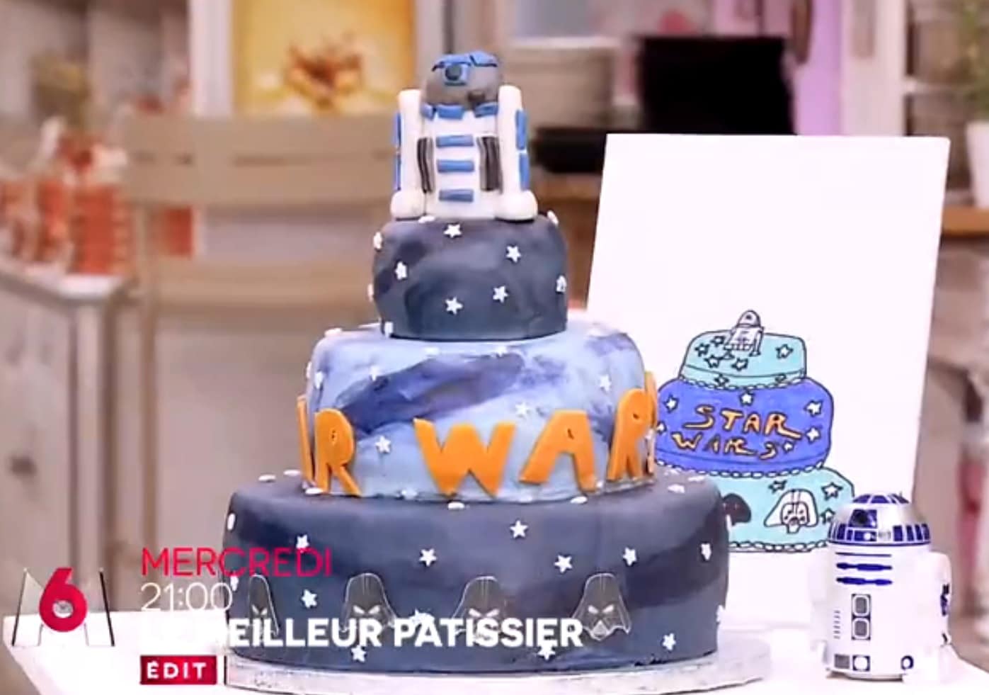 Le Meilleur Patissier Un Gateau Star Wars Au Top