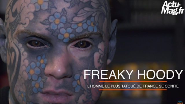 Reportage Freaky Hoody Lenseignant Le Plus Tatoué De France Se Confie 